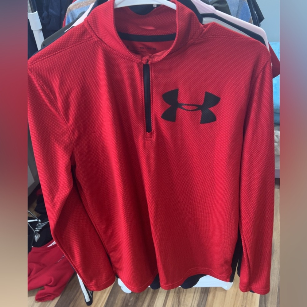 Under Armour Crimson Quarter-Zip Top